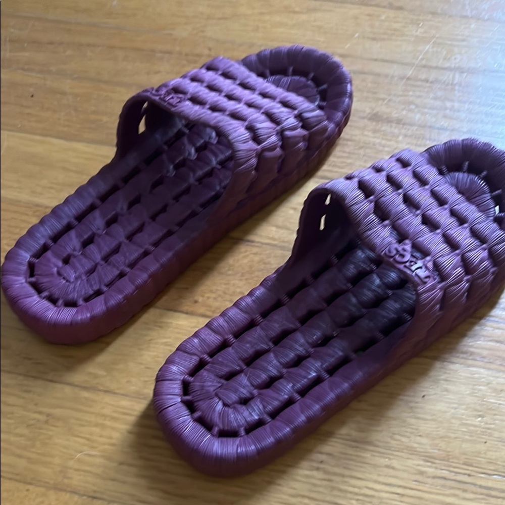 Purple Shower Sandals